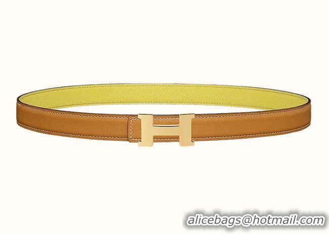 Top Quality Hermes Mini Constance Belt Buckle Rversible Leather Strap 24mm H0259