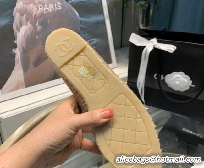 Popular Style Chanel Shearling Espadrilles 092390 Beige