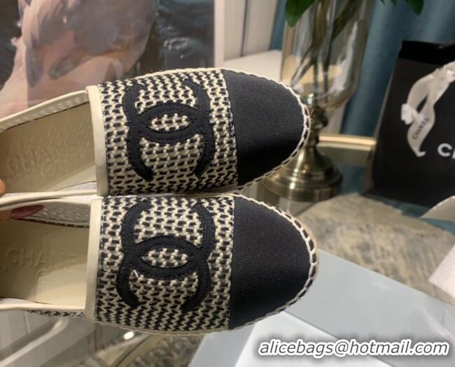 Chanel Lambskin Espadrilles 092395 Black