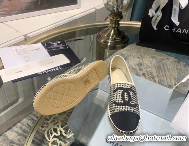 Chanel Lambskin Espadrilles 092395 Black