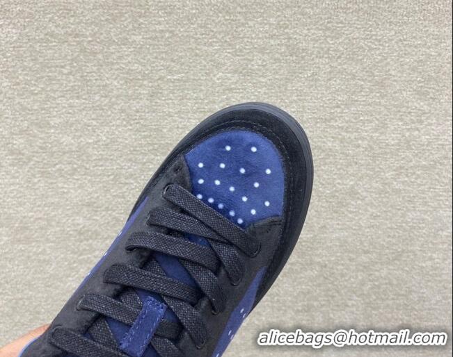 Low Price Chanel Fabric & Suede Sneakers G38038 Blue