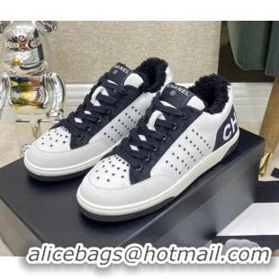 Good Taste Chanel Fabric & Suede Sneakers G38038 Black