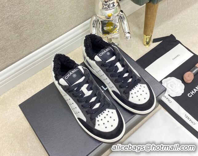 Good Taste Chanel Fabric & Suede Sneakers G38038 Black