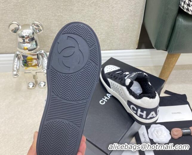 Good Taste Chanel Fabric & Suede Sneakers G38038 Black