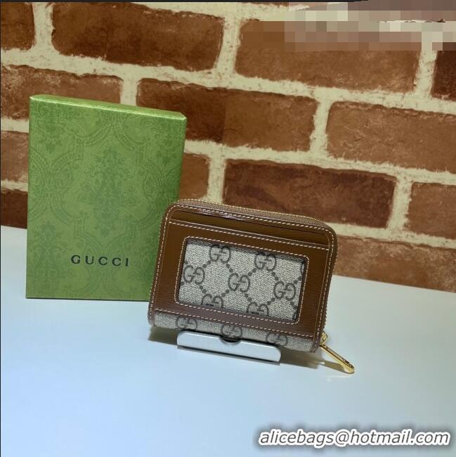 Market Sells Gucci Horsebit 1955 Card Case Wallet 658549 Brown 2021