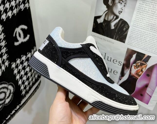 Best Price Chanel Crystal Sneakers 092715 Black