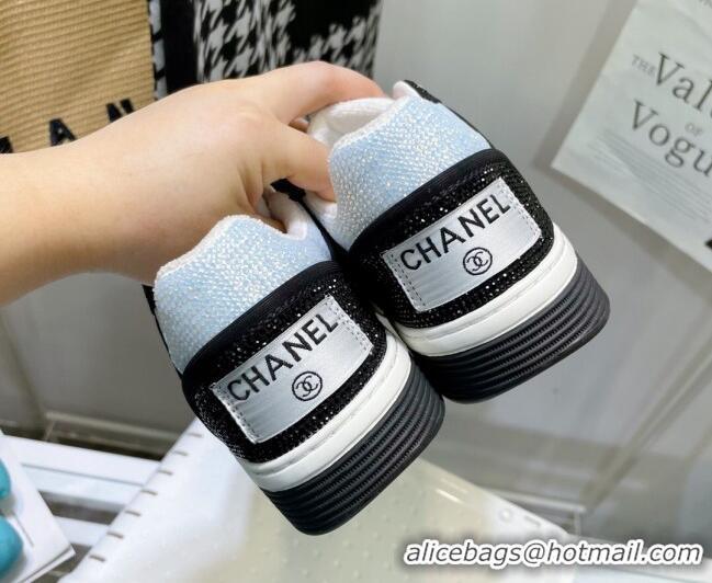 Best Price Chanel Crystal Sneakers 092715 Black