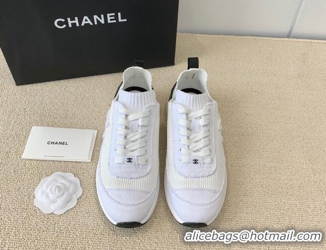 Trendy Design Chanel Knitwear Sneakers G38332 White