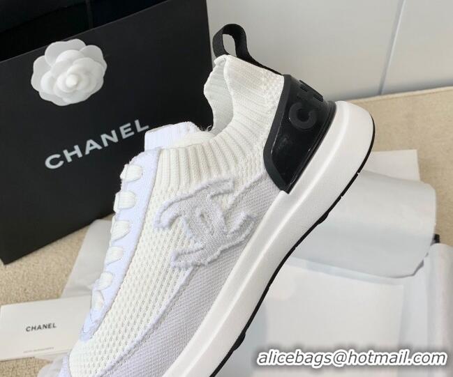 Trendy Design Chanel Knitwear Sneakers G38332 White