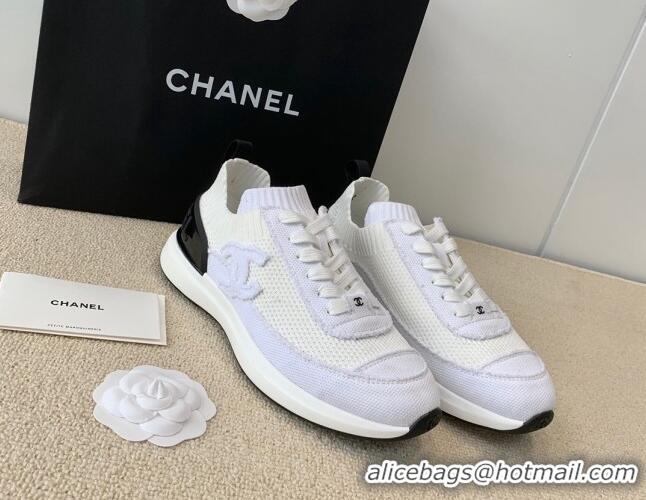 Trendy Design Chanel Knitwear Sneakers G38332 White