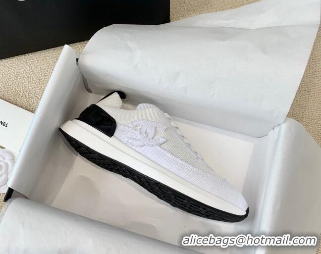 Trendy Design Chanel Knitwear Sneakers G38332 White