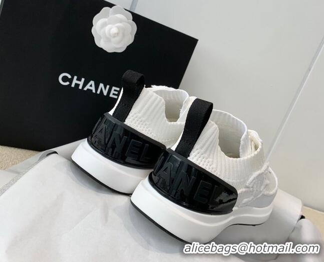 Trendy Design Chanel Knitwear Sneakers G38332 White