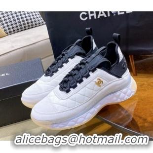 Lowest Price Chanel Suede Sneakers G38501 White