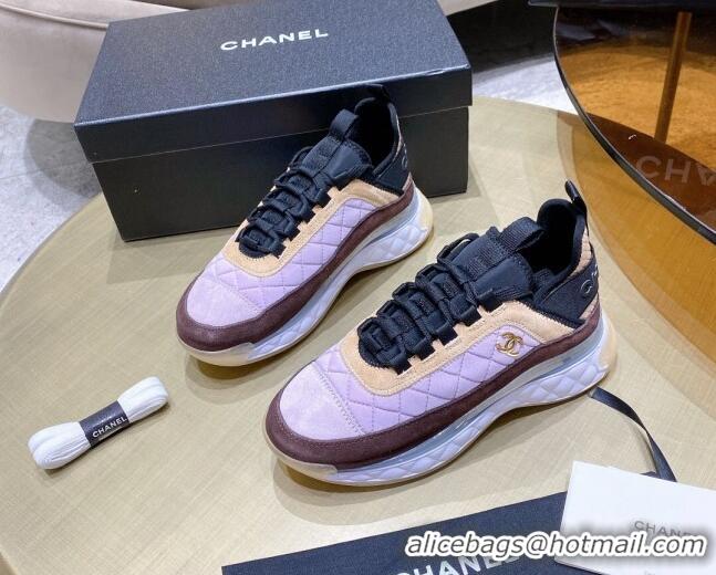 Best Price Chanel Suede Sneakers G38501 Pink