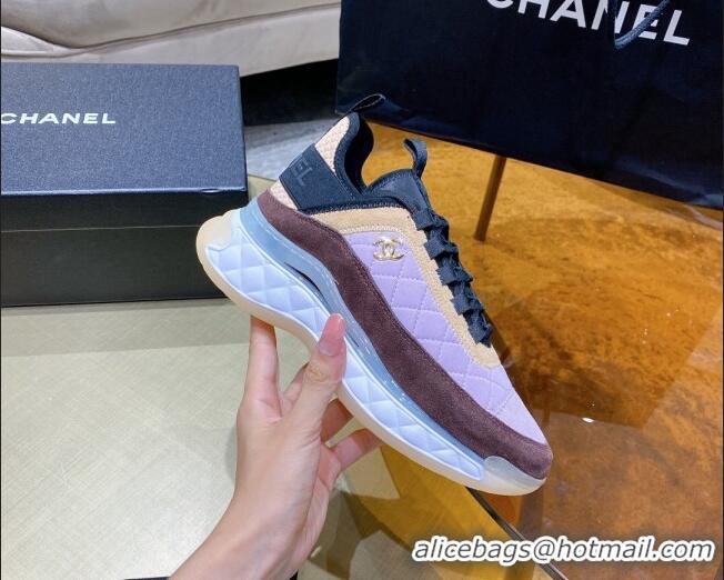 Best Price Chanel Suede Sneakers G38501 Pink