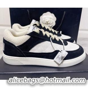 Low Price Chanel Suede Sneakers 111701 White