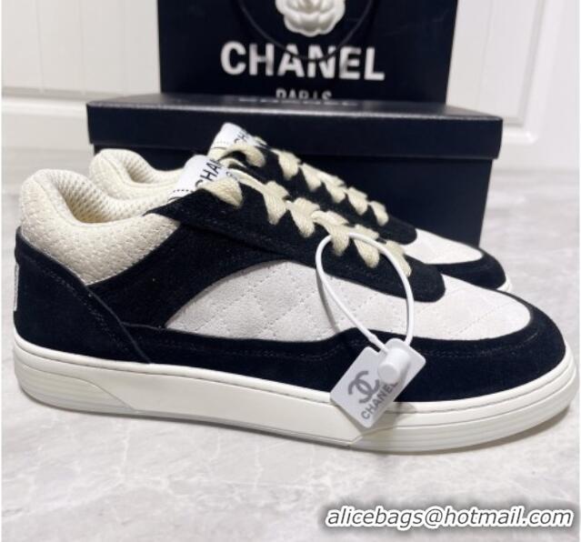 Low Price Chanel Suede Sneakers 111701 White