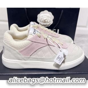 Grade Quality Chanel Suede Sneakers 111701 Gray