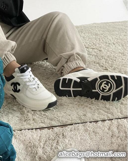 Fashionable Chanel Top Quality Sneakers G38299 White/Black