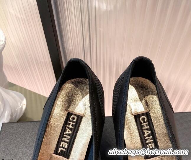 Best Price Chanel Lambskin & Grosgrain Pumps 112239 Black