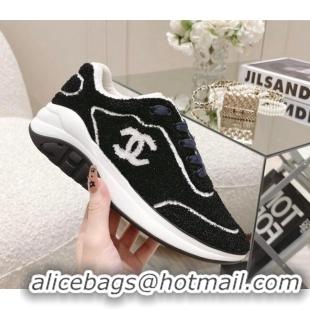 Grade Quality Chanel Shearling Sneakers 112269 Black