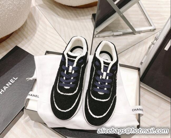 Grade Quality Chanel Shearling Sneakers 112269 Black