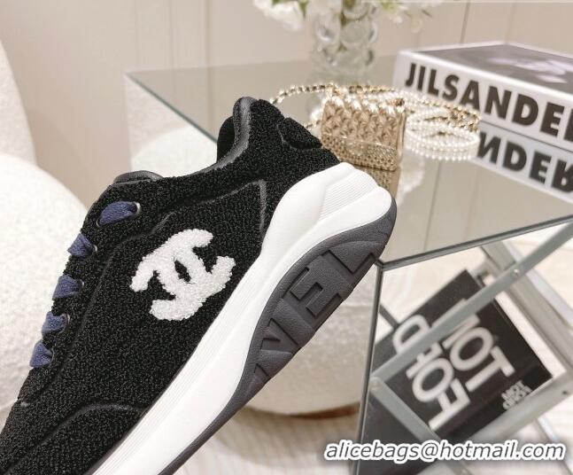 Purchase Chanel Shearling Sneakers 112269 Black