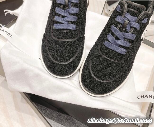 Purchase Chanel Shearling Sneakers 112269 Black