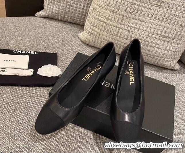 Luxury Cheap Chanel Leather Classic Pumps 112278 Black