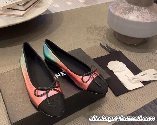 New Style Chanel Iridescent Ballerinas 112294