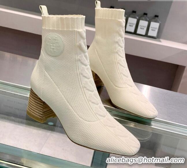 Top Quality Hermes Volver 60 Ankle Boot with 6cm Heel 021051 Beige