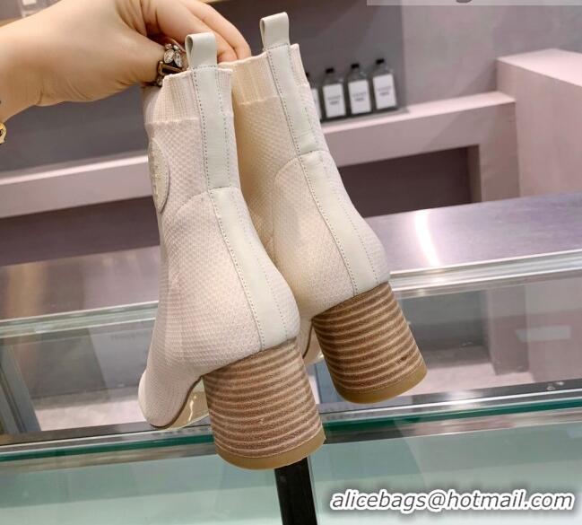 Top Quality Hermes Volver 60 Ankle Boot with 6cm Heel 021051 Beige