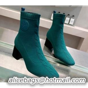 Sophisticated Hermes Volver 60 Ankle Boot with 6cm Heel 021051 Dark Green