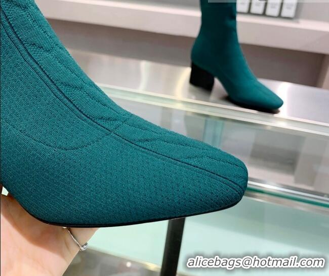 Sophisticated Hermes Volver 60 Ankle Boot with 6cm Heel 021051 Dark Green