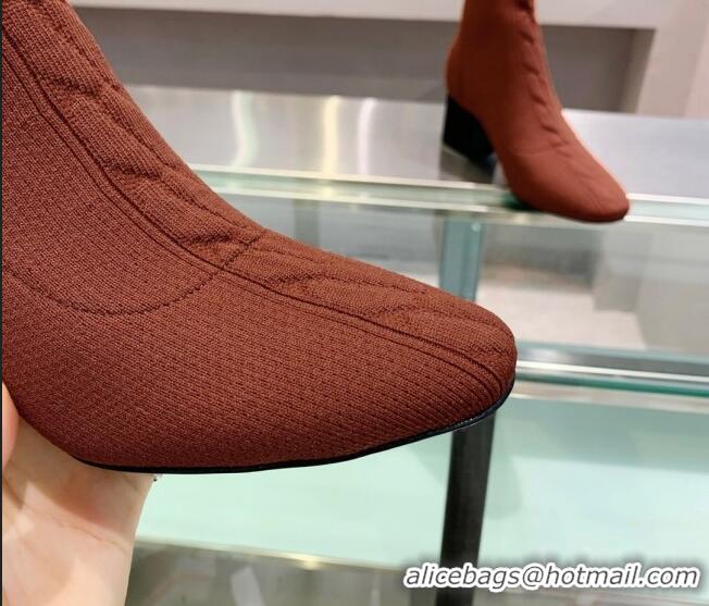 Purchase Hermes Volver 60 Ankle Boot with 6cm Heel 021051 Rust