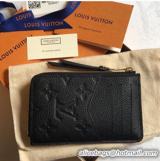 High Quality Louis Vuitton Monogram Empreinte Card Holder Recto Verso M69421 Noir