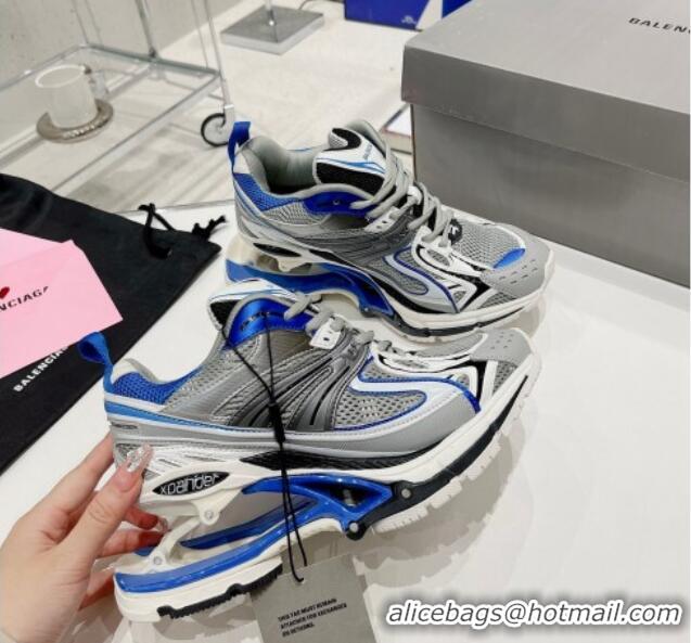 Super Quality Balenciaga X-Pander Trainers 6.0 Sneakers in Mesh and Nylon 111244 Blue