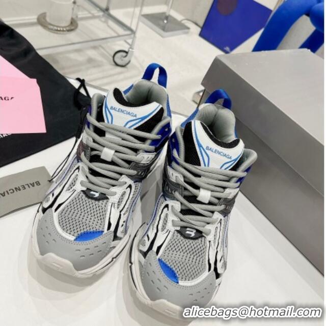 Super Quality Balenciaga X-Pander Trainers 6.0 Sneakers in Mesh and Nylon 111244 Blue