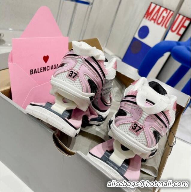 Low Cost Balenciaga X-Pander Trainers 6.0 Sneakers in Mesh and Nylon 111244 Pink