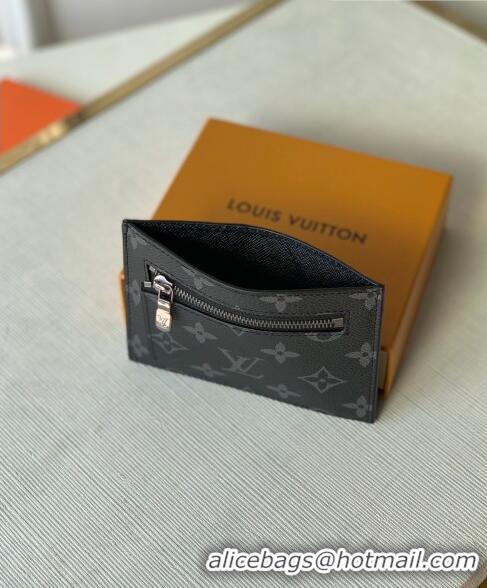 Inexpensive Louis Vuitton Monogram Canvas Card Holder Recto Verso Wallet M69431 Black 2020