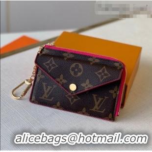 Promotional Louis Vuitton Monogram Canvas Card Holder Recto Verso Wallet M69431 Hot Pink 2020