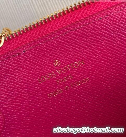 Promotional Louis Vuitton Monogram Canvas Card Holder Recto Verso Wallet M69431 Hot Pink 2020