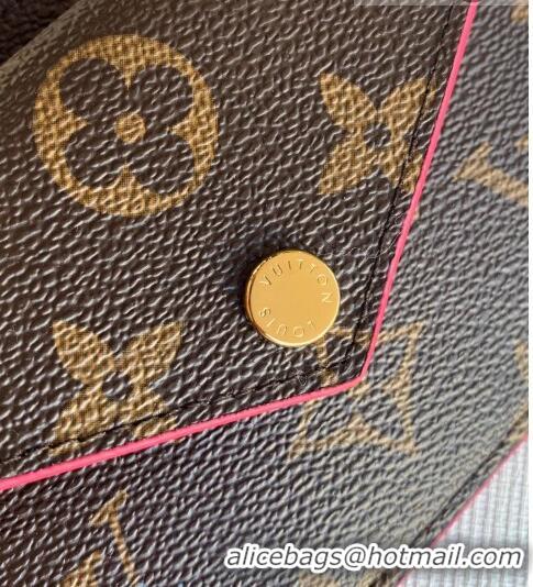 Promotional Louis Vuitton Monogram Canvas Card Holder Recto Verso Wallet M69431 Hot Pink 2020