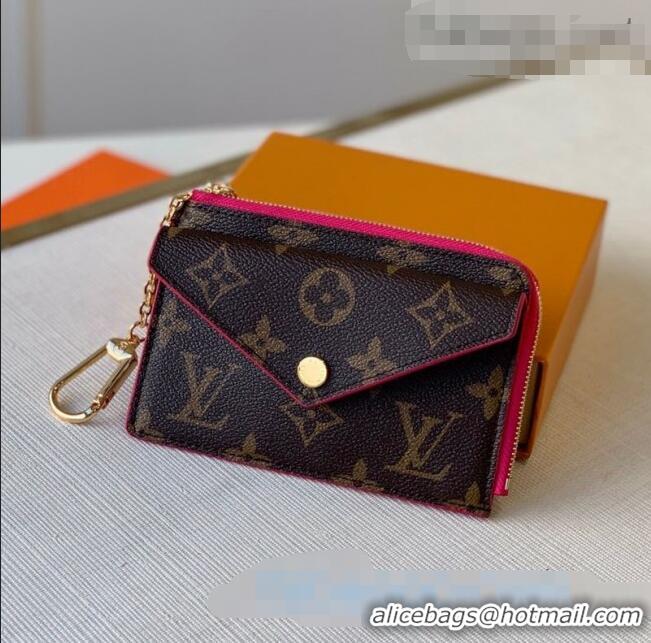 Promotional Louis Vuitton Monogram Canvas Card Holder Recto Verso Wallet M69431 Hot Pink 2020