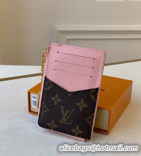 Well Crafted Louis Vuitton Monogram Canvas Card Holder Recto Verso Wallet M69431 Light Pink