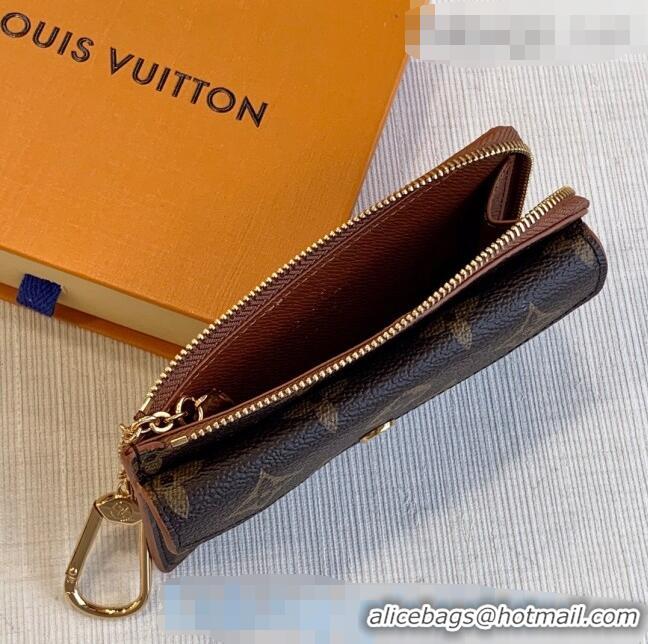 Classic Louis Vuitton Monogram Canvas Card Holder Recto Verso Wallet M69431 Brown