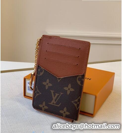 Classic Louis Vuitton Monogram Canvas Card Holder Recto Verso Wallet M69431 Brown