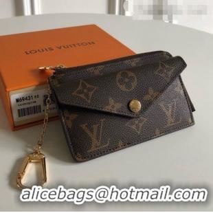 Inexpensive Louis Vuitton Monogram Canvas Card Holder Recto Verso Wallet M69431 Brown