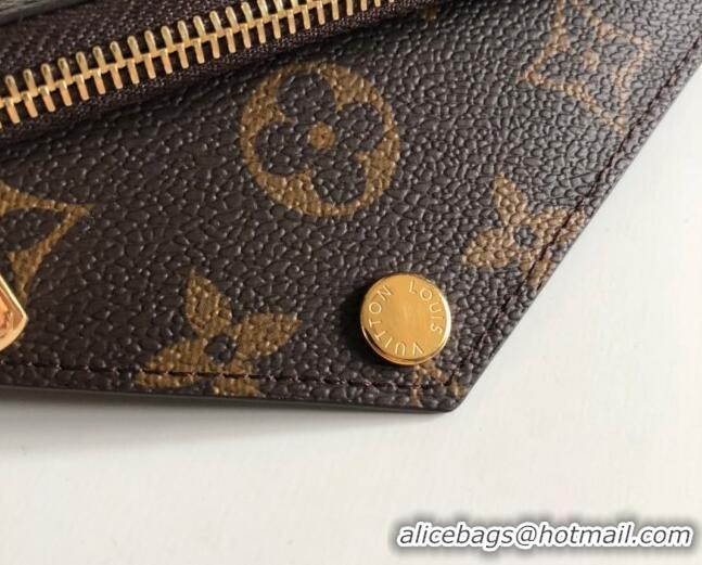 Inexpensive Louis Vuitton Monogram Canvas Card Holder Recto Verso Wallet M69431 Brown