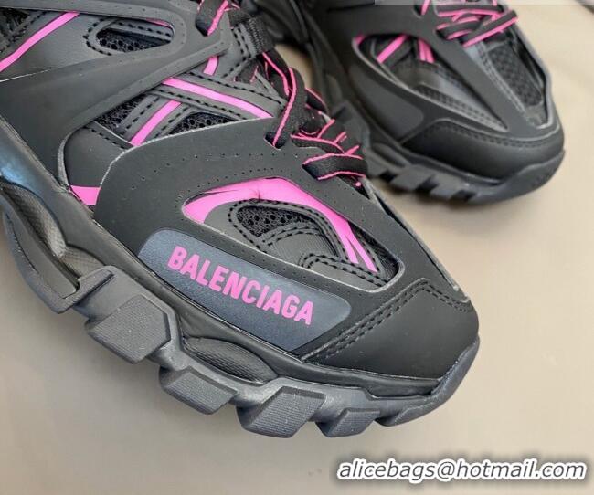 Classic Practical Balenciaga Track 3.0 Trainers Bright 112009 Black/Pink